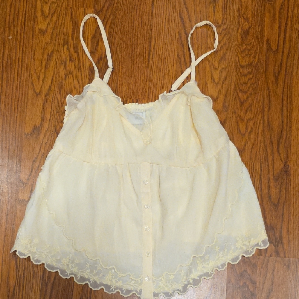 Elegant Cream Women's Top